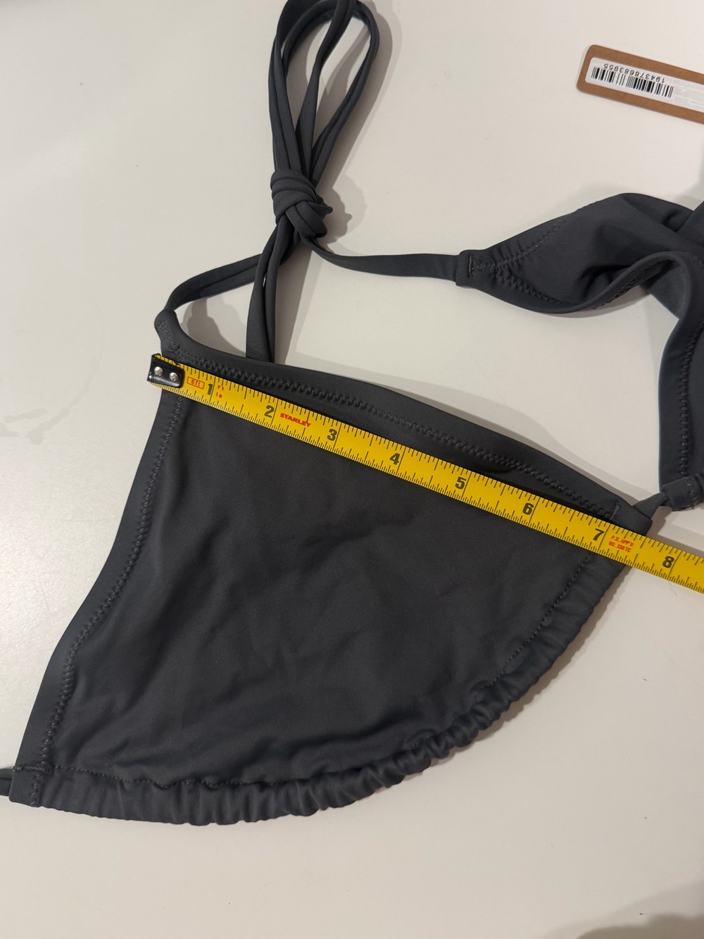 Recycled Swim Triangle Bikini Top - Picture 8 of 9